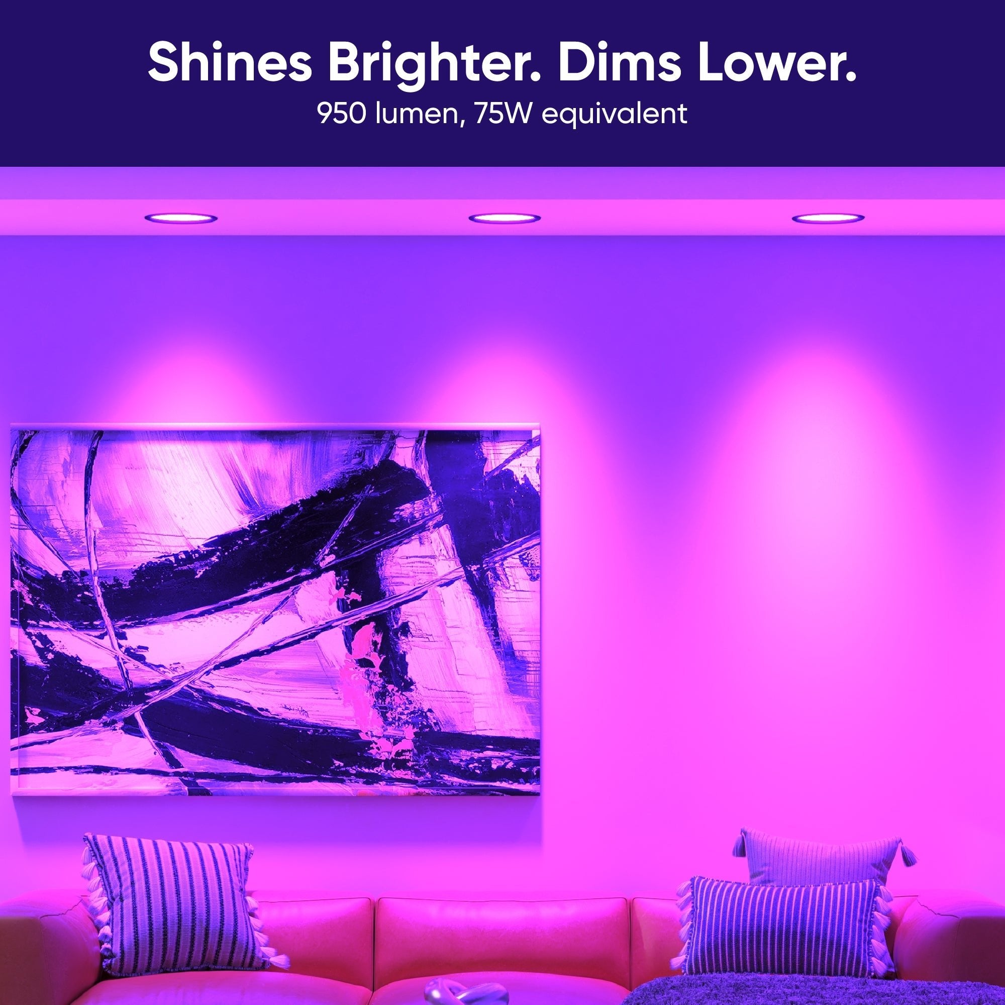 Alternative view of (Refurbished) Wyze Bulb Color BR30